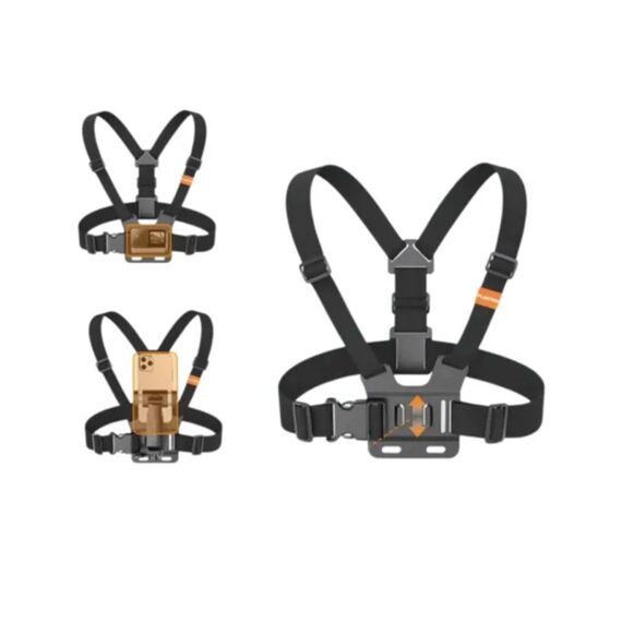 PLOKAMA CX10 360° Action Camera & Phone Chest Mount Holder