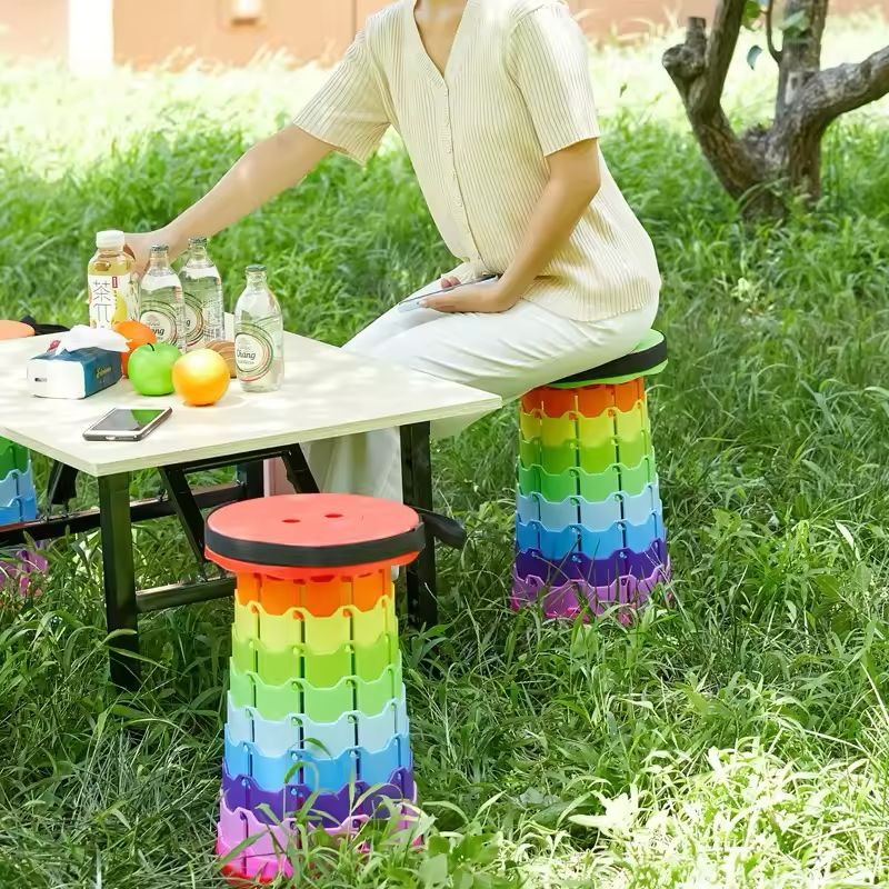 Portable Telescopic Folding Stool – Lightweight Travel Seat - Image 5