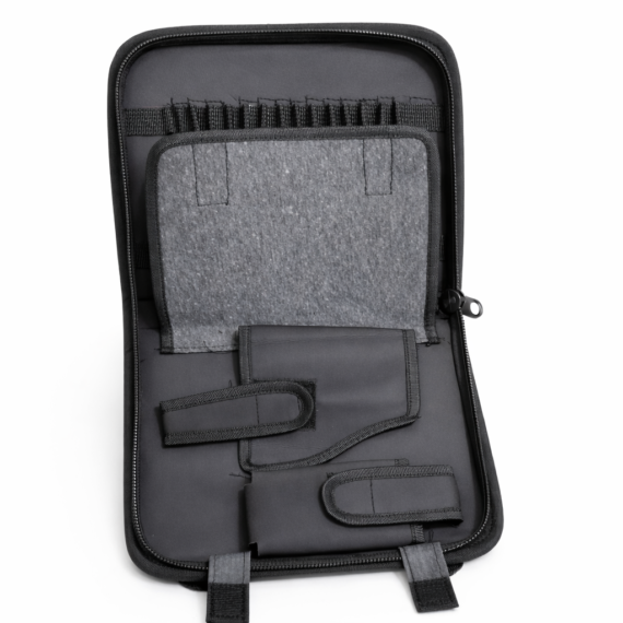 Tactical Hard Shell Pistol Carry Case with Secure Zip Lock