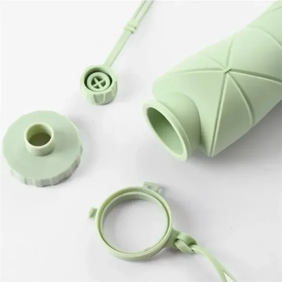 600ml Silicone Foldable Water Bottle | Portable Collapsible Bottle